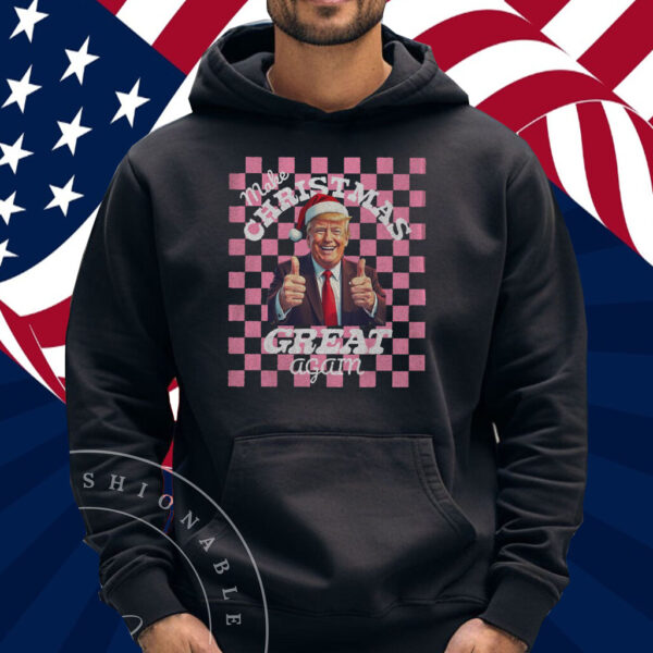 Make Christmas Great Again T-Shirt For Her, Trump Christmas Shirt