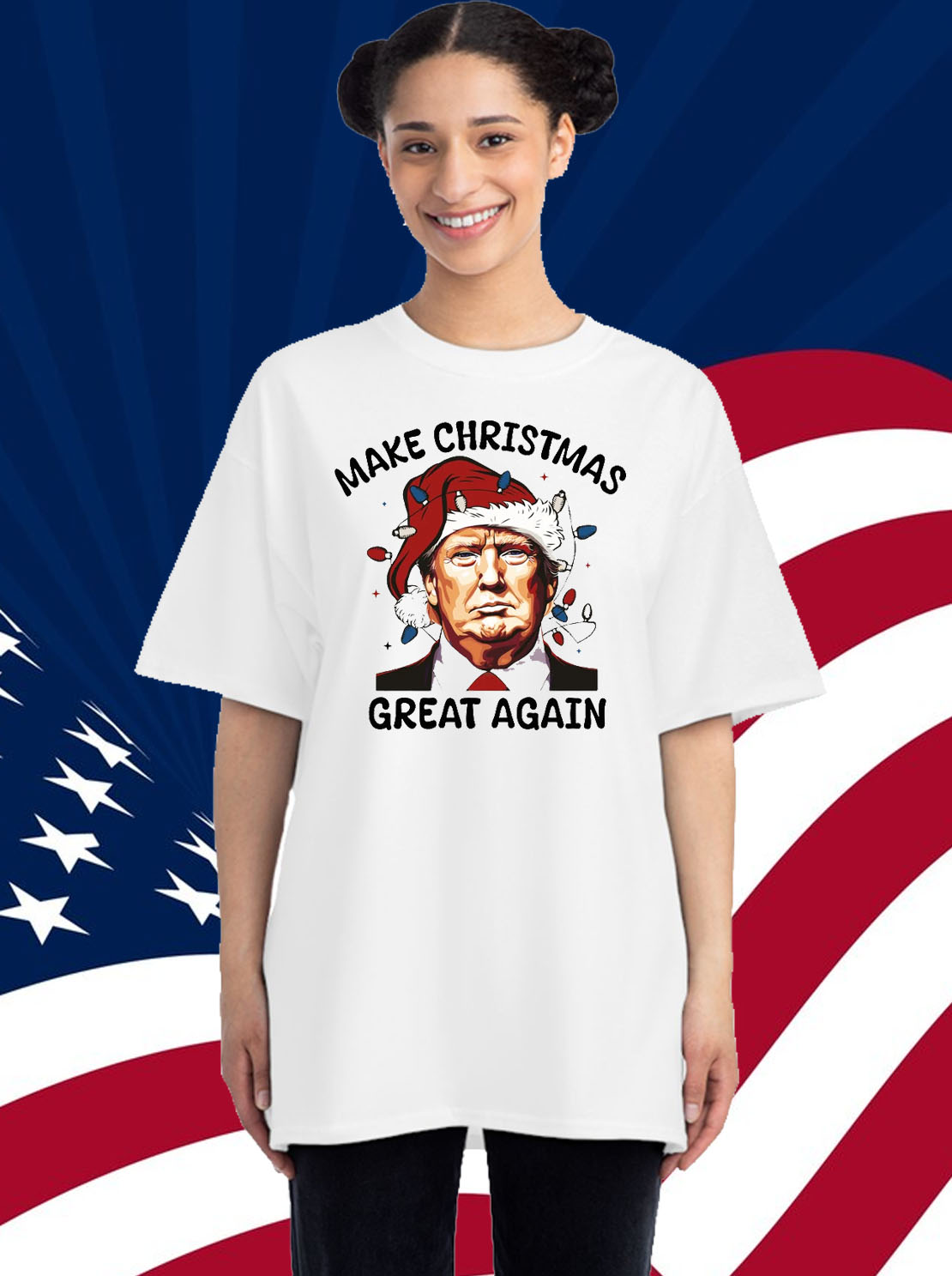 Make Christmas Great Again Trump 2024 Shirt