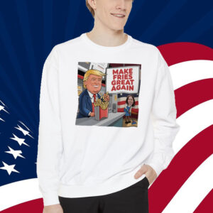 Make Fries Great Again Trump Cartoon Shirt