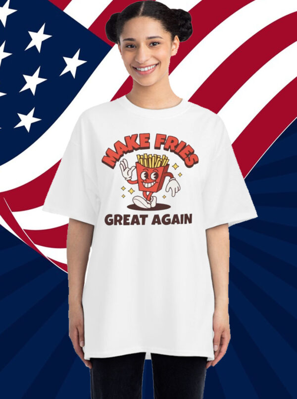 Make Fries Great Again Vintage Retro T-Shirt