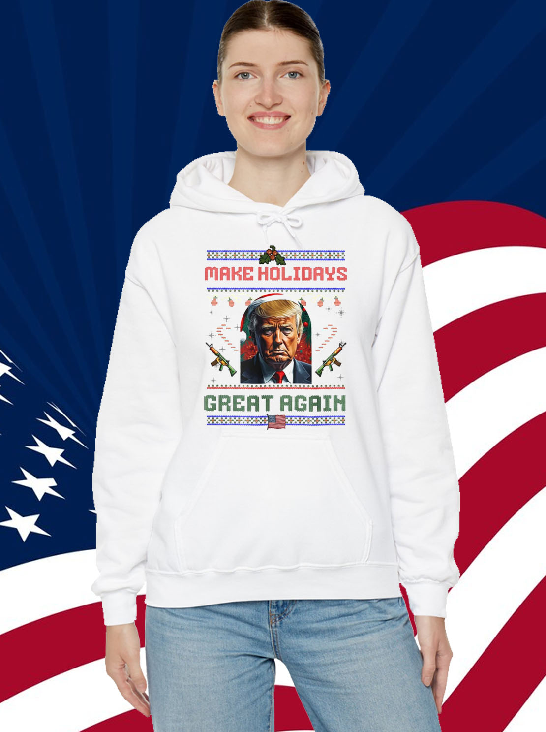 Make Holidays Great Again Trump Christmas Shirt