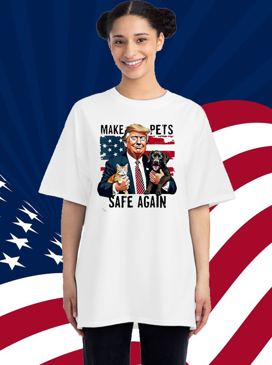 Make Pets Safe Again Trump Shirt