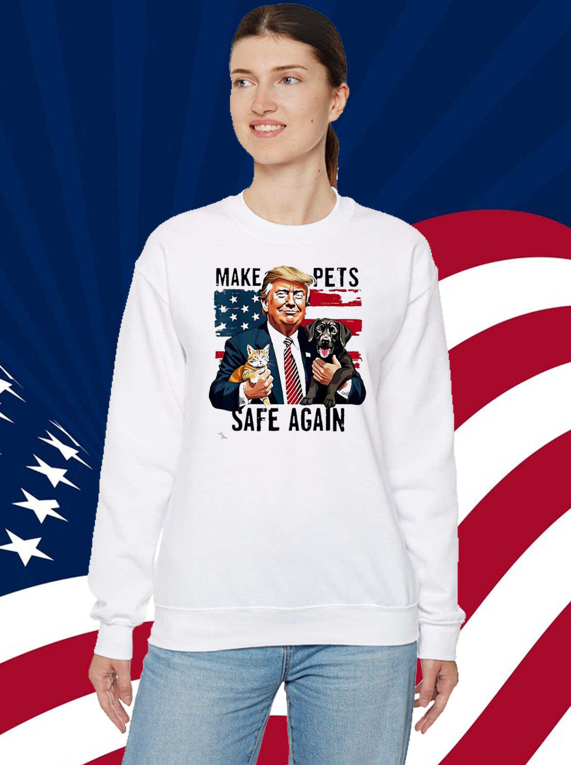 Make Pets Safe Again Trump Shirt