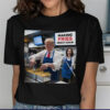 Making Fries Great Again Shirts, Trump Frying and Kamala Mopping Floor Shirt