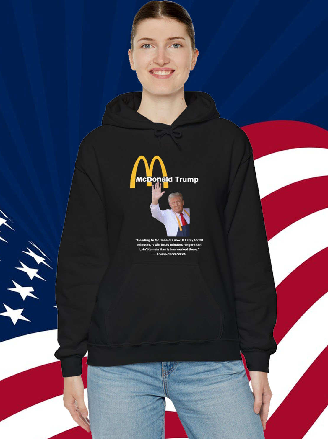 McDonald Trump , Funny Trump Fries , Donald Trump Making Fries, Trump Working at McDs