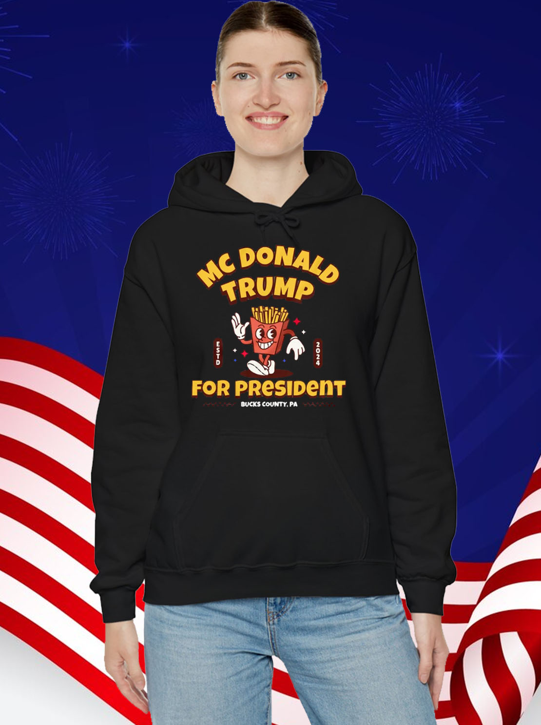 McDonald Trump for President 2024 French Fries Shirt