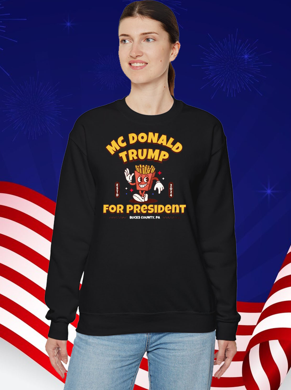 McDonald Trump for President 2024 French Fries Shirt