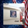 Never The Less She Voted Trump Vance Car Magnet