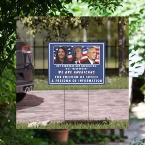 Pro Donald Trump Yard Sign, Tulsi Gabbard Political Sign, RFK Jr Yard Sign, Election Sign, Trump Vance, Anti Kamala Harris, Kennedy 2024