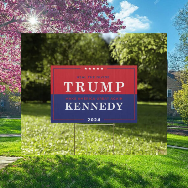 Pro Trump Yard Sign 2024, MAGA RFK Heal the Divide