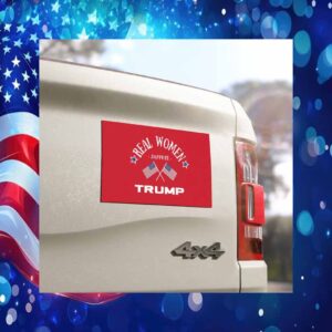 Real Women Support Trump Car Magnet
