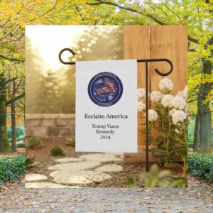 Reclaim America White Garden Flag