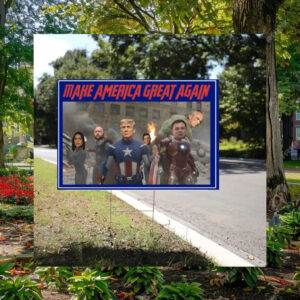 Republicans Crew Yard Sign, Make America Great Again Yard Sign