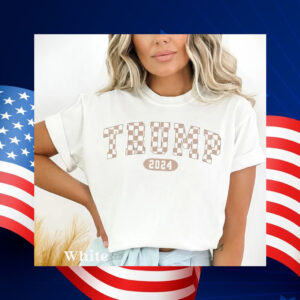 Retro Checkered Trump 2024 Shirt