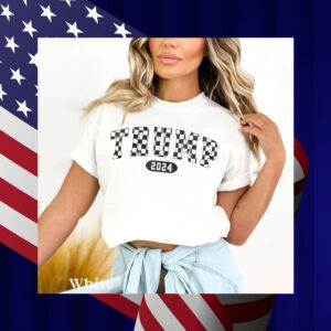 Retro Checkered Trump 2024 Shirt, Vote Vance RFK JR Shirt