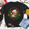 Santa All I Want For Christmas Is Trump Back Shirt