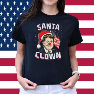 Santa Clown UNISEX Shirt Funny Donald Trump Christmas