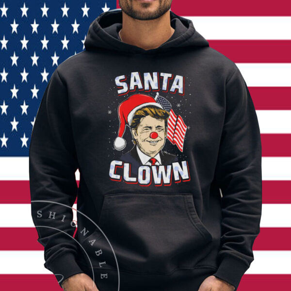 Santa Clown UNISEX Shirt Funny Donald Trump Christmas