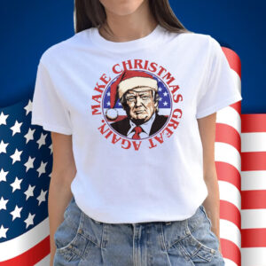 Santa Trump Tee MAGA Make Christmas Great Again T-Shirt