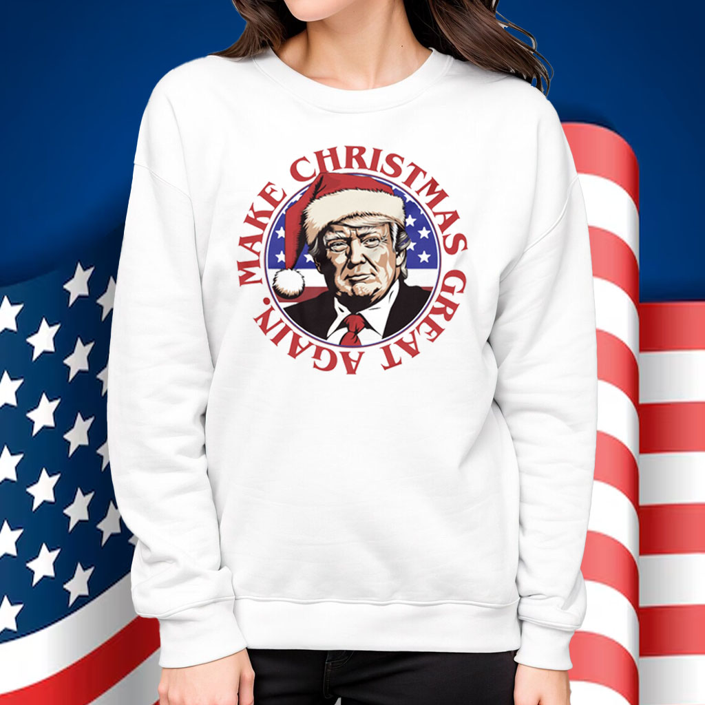 Santa Trump Tee MAGA Make Christmas Great Again T-Shirt