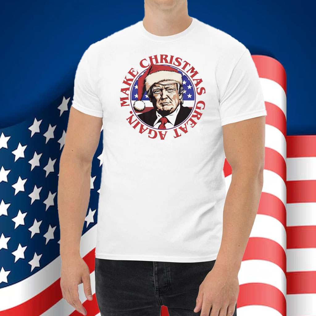 Santa Trump Tee MAGA Make Christmas Great Again T-Shirt