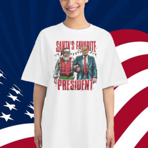 Santa's favorite president Trump Christmas T-Shirt