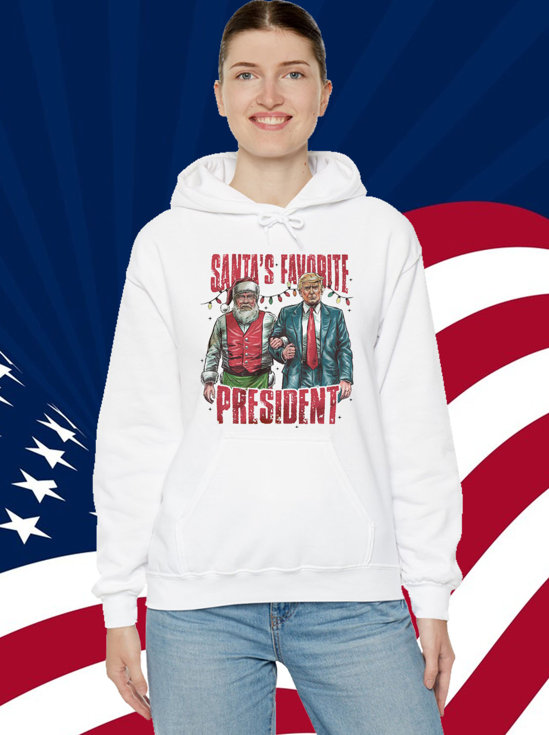 Santa's favorite president Trump Christmas T-Shirt