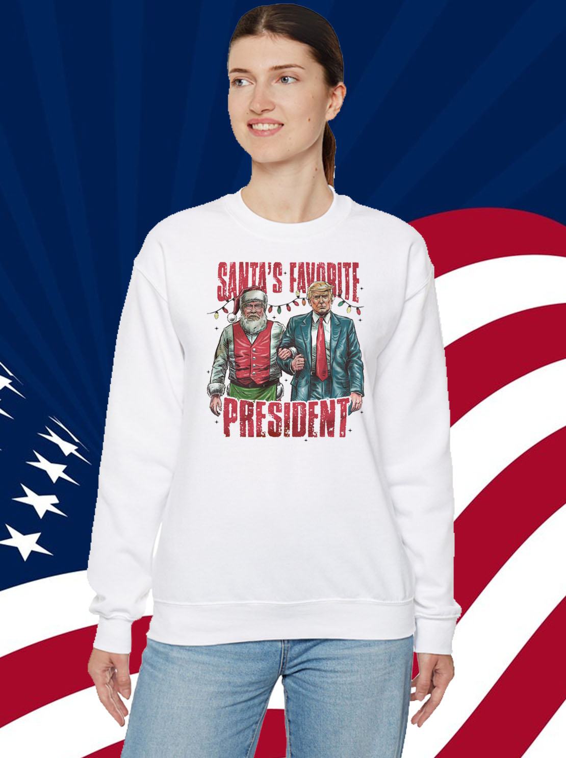 Santa's favorite president Trump Christmas T-Shirt