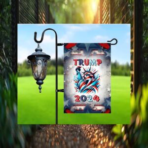 Statue of Liberty Donald Trump Garden Flag