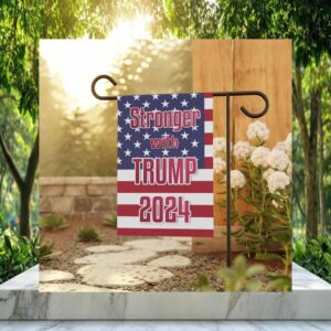 Stronger With Trump 2024 Flag