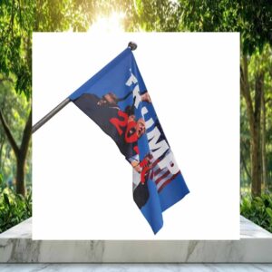 TRUMP 2024 Flag Bloody Fist Pump Pennsylvania Rally