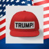TRUMP 2024 MAGA Hat Embroidered Patch, Flat Bill Snap Back