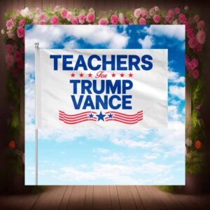 Teachers For Trump Vance Flag
