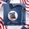 Train Trump Make America Great Again Button