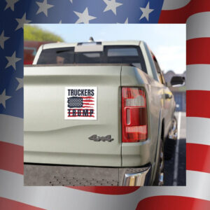 Truckers For Trump 2024 Car Magnet