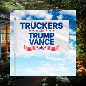 Truckers For Trump Vance Flag
