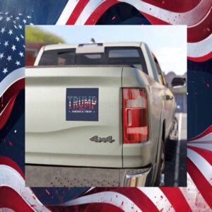 Trump 2024 America First Car Magnet