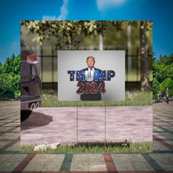 Trump 2024 Campaign Lawn Yard Sign