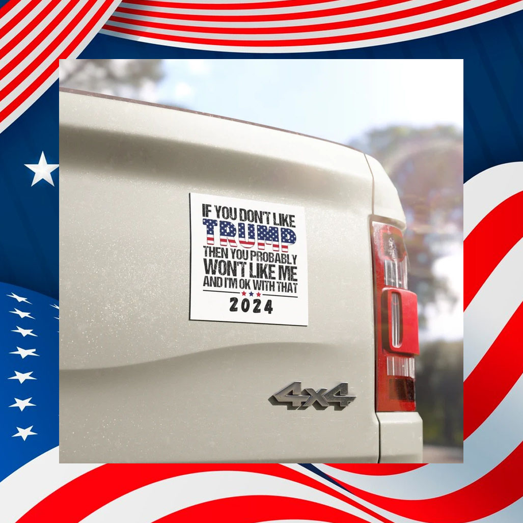 Trump 2024 Car Magnets, 2024 Political Decal Magnet, Trump Magnet Anti Democrat, Political Candidate Bumper Sticker Magnet Political Sticker