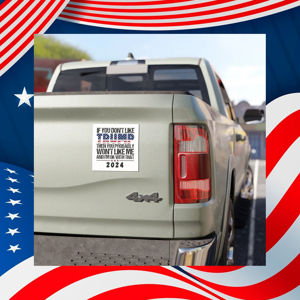 Trump 2024 Car Magnets, 2024 Political Decal Magnet, Trump Magnet Anti Democrat, Political Candidate Bumper Sticker Magnet Political Sticker
