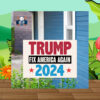 Trump 2024 Fix America Again Voting Yard Sign