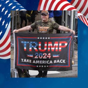 Trump 2024 Flag Dorm Room Indoor Outdoor Flag Banner