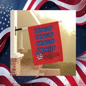 Trump 2024 Flag , Patriotic Outdoor Banner , Show Your Support for the 2024 Campaign , Perfect for Yard or Home Decor