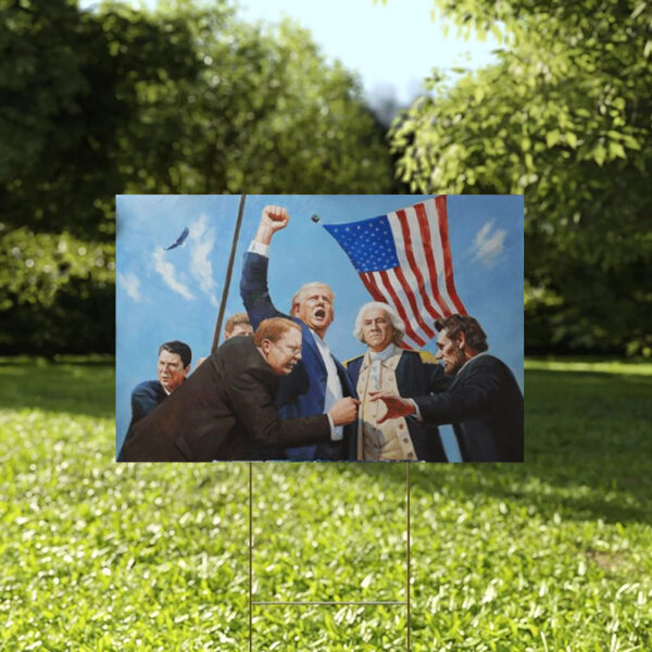 Trump 2024 President Yard Sign