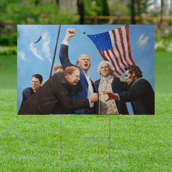 Trump 2024 President Yard Sign