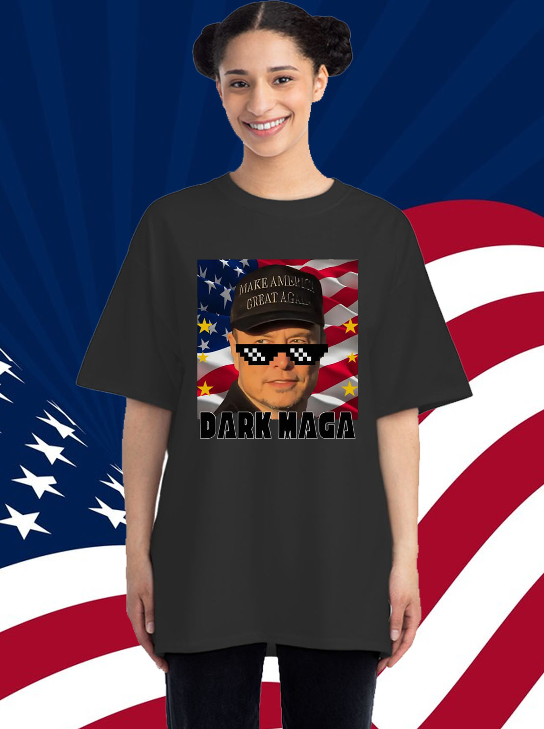 Trump 2024, Team America, Elon Musk Shirt