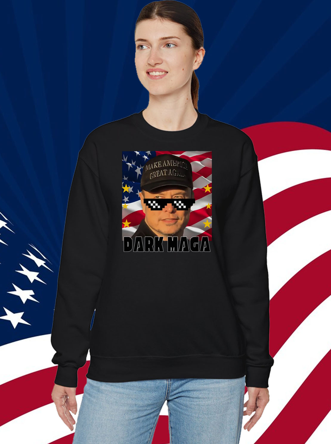 Trump 2024, Team America, Elon Musk Shirt