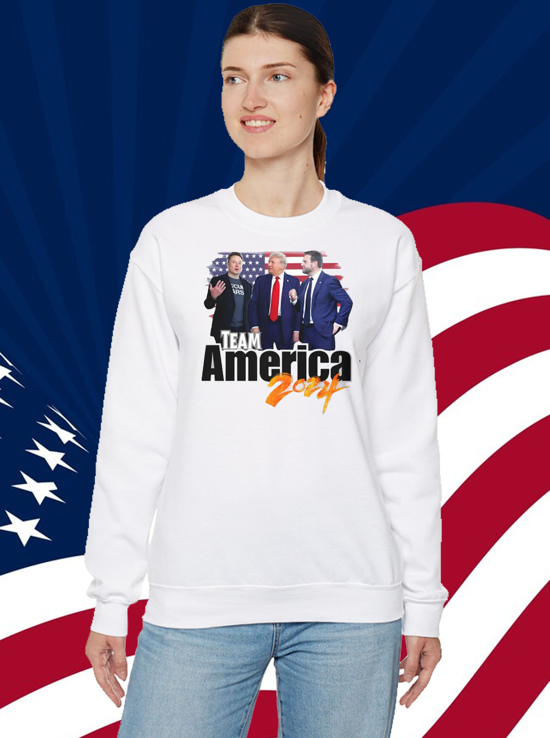 Trump 2024, Team America, Elon Musk T-Shirt