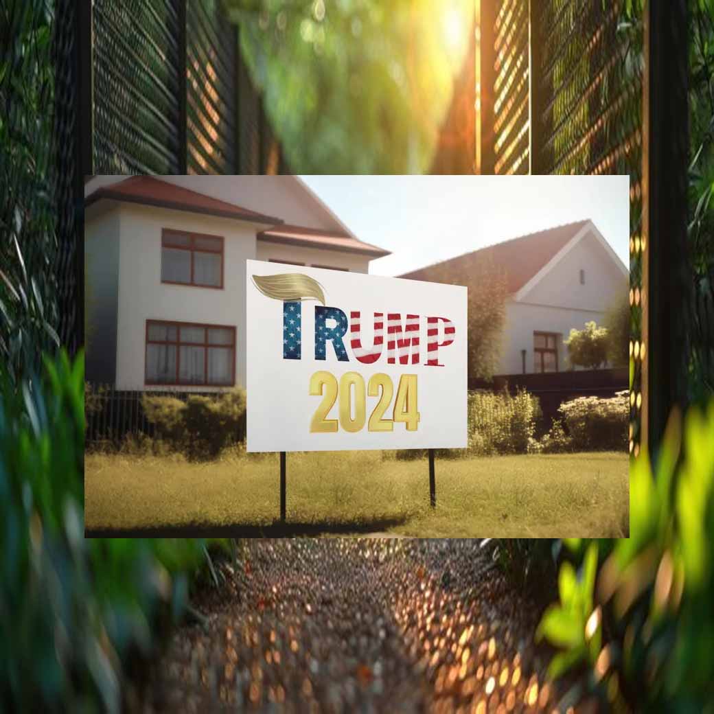Trump 2024 Yard Sign
