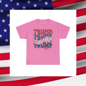 Trump 24 Retro 70's T-Shirt, Trump Hippie Shirt